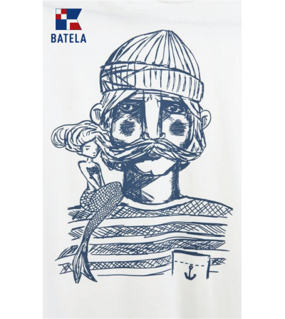 Camiseta marinero con sirena BATELA c/bolsillo