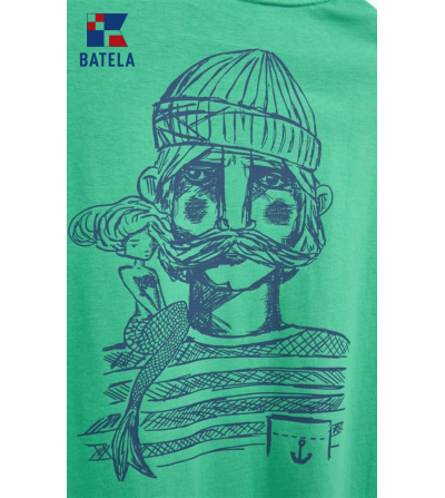 Camiseta marinero con sirena BATELA c/bolsillo