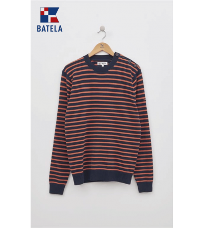 Jersey marinero de algodón a rayas BATELA