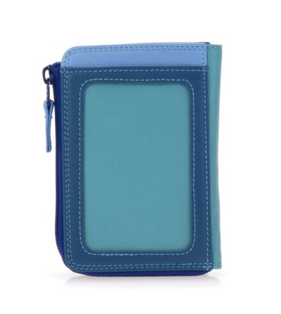Monedero pequeño de piel con cremallera SEASCAPE