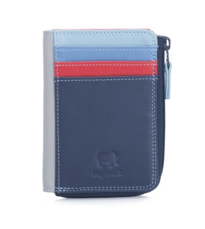 Monedero pequeño de piel con cremallera ROYAL