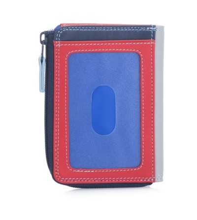 Monedero pequeño de piel con cremallera ROYAL