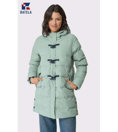 Abrigo impermeable acolchado mujer BATELA