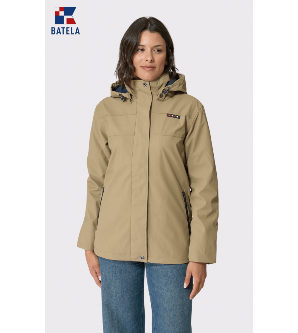 Chubasquero mujer BATELA con forro polar