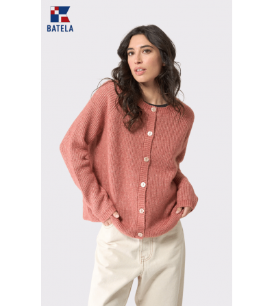 chaqueta punto mujer manga raglan BATELA