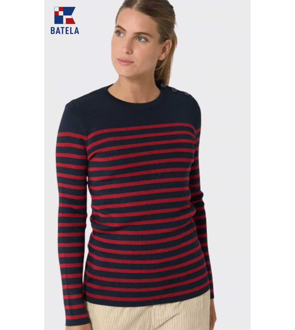 Jersey de lana cuello redondo mujer BATELA