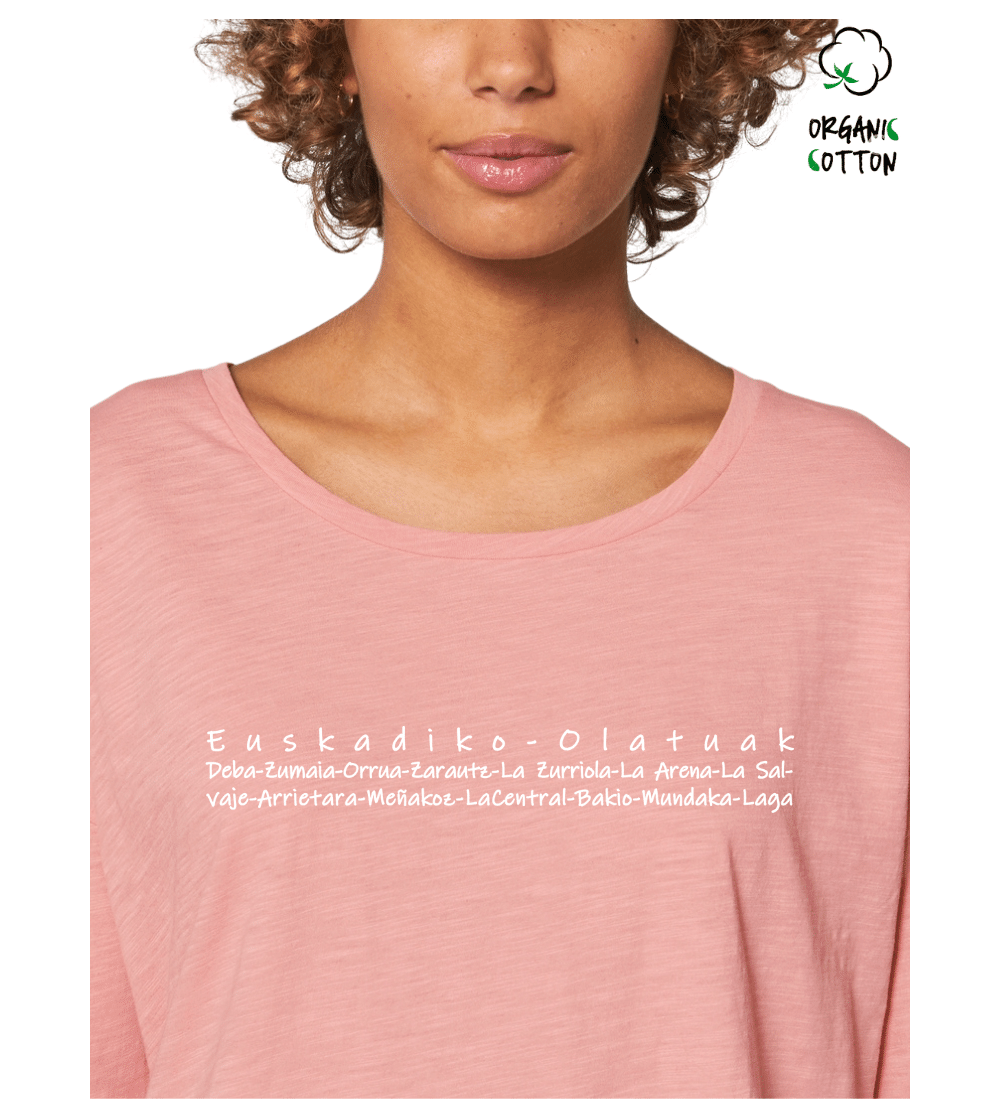 Camiseta algodón orgánico M/L_STTW114_CanyonPink_1821