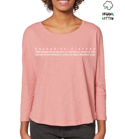 Camiseta algodón orgánico M/L_STTW114_CanyonPink_1821