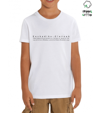 Camiseta algodón orgánico niños EUSKADIKO OLATUAK _STTK909_1860