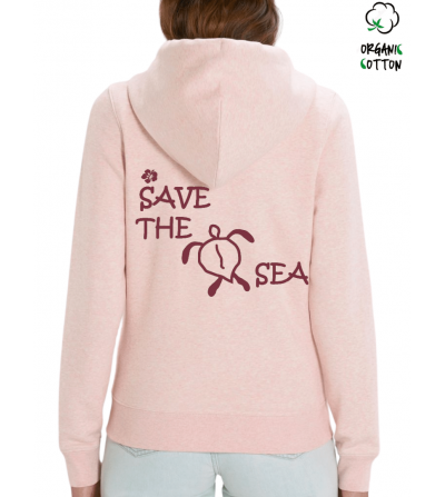 SAVE THE SEA sudadera mujer