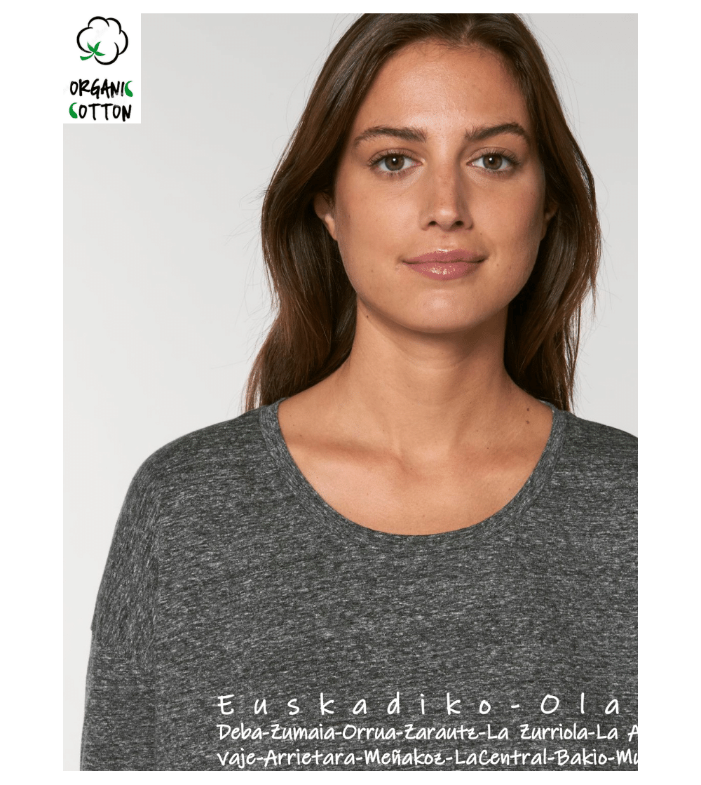 Camiseta algodón orgánico M/L_STTW114_Slub H.Steel Grey