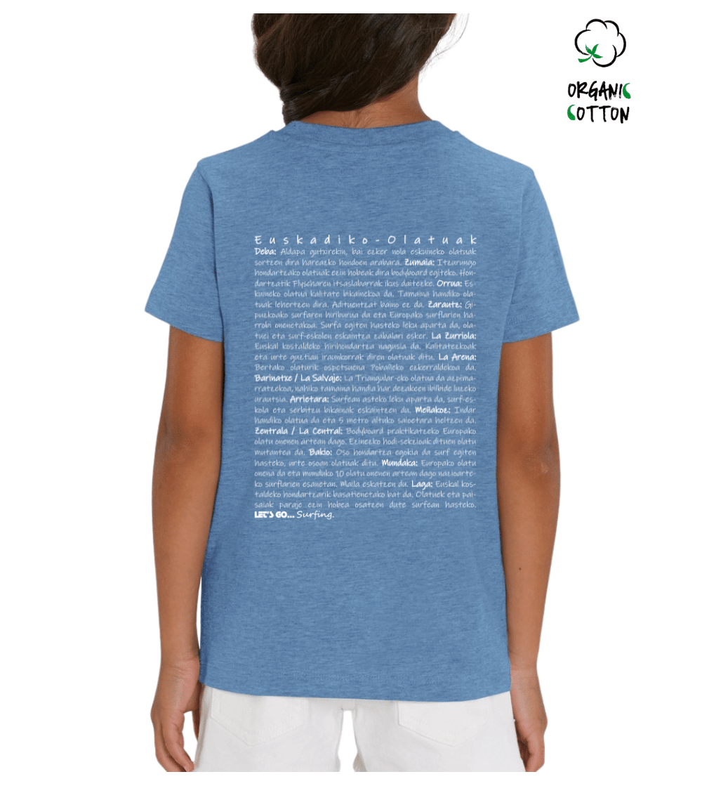 Camiseta algodón orgánico niños EUSKADIKO OLATUAK _STTK909_1885