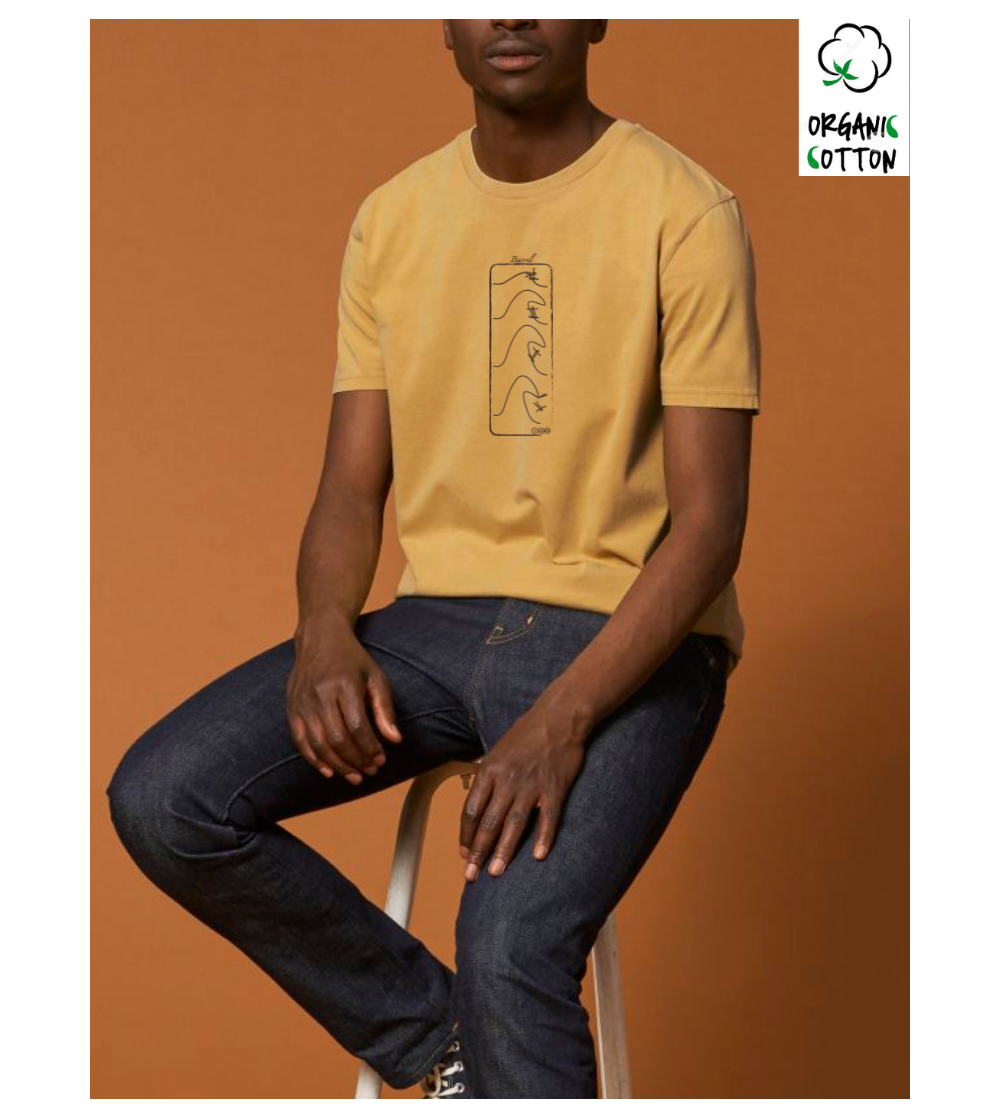 Camiseta algodón orgánico unisex BARREL