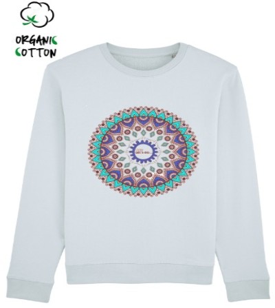 Jersey algodón orgánico Unisex MANDALA