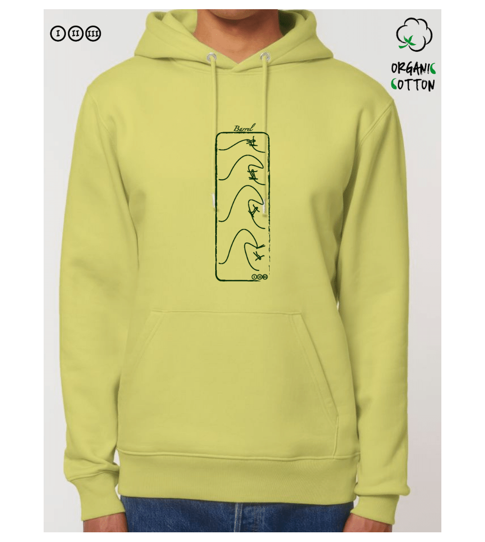 Sudadera algodón orgánico unisex BARREL