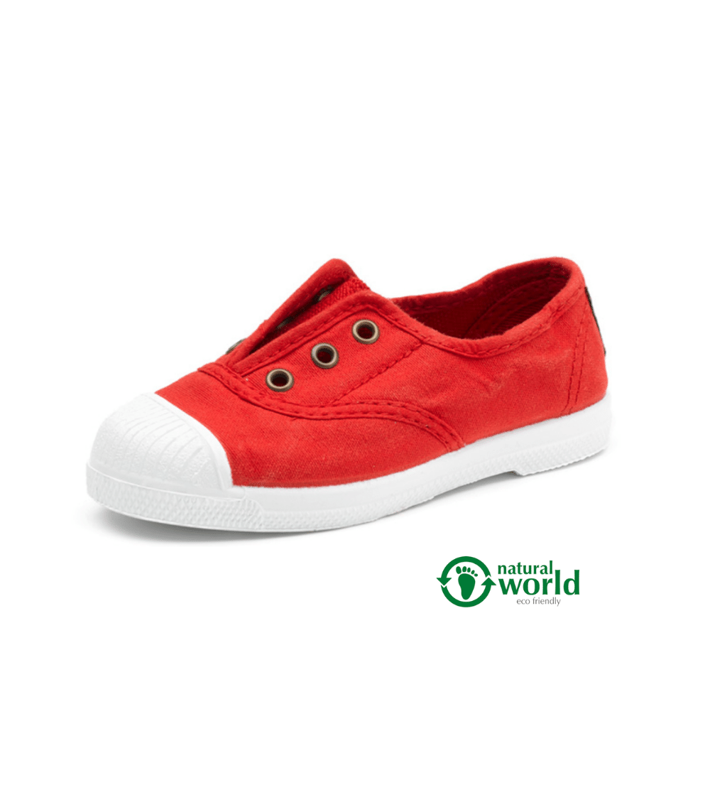 zapatilla loneta algodón orgánico GRAPE para niños Natural World zapatilla loneta algodón orgánico GRAPE para niños Natural World