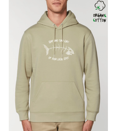 Sudadera algodón orgánico Unisex RASPA