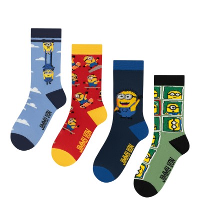PACK CALCETINES JIMMY LION MINIONS niños