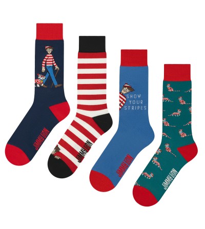 PACK CALCETINES WHERE´S WALLY x JIMMY LION