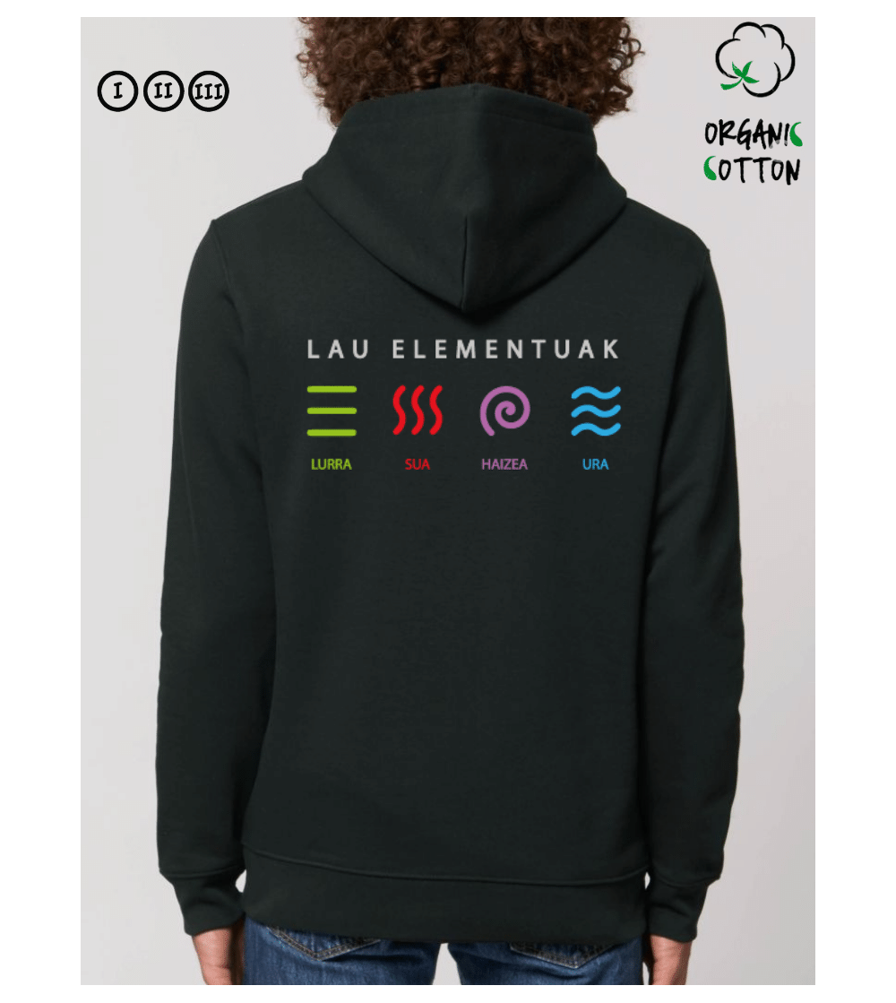 LAU ELEMENTUAK sudadera unisex