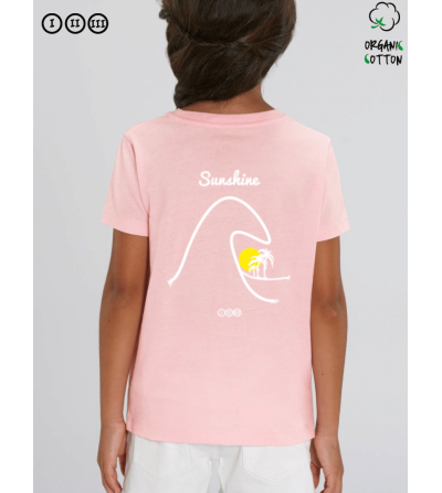 camiseta niños algodón orgánico SUNSHINE