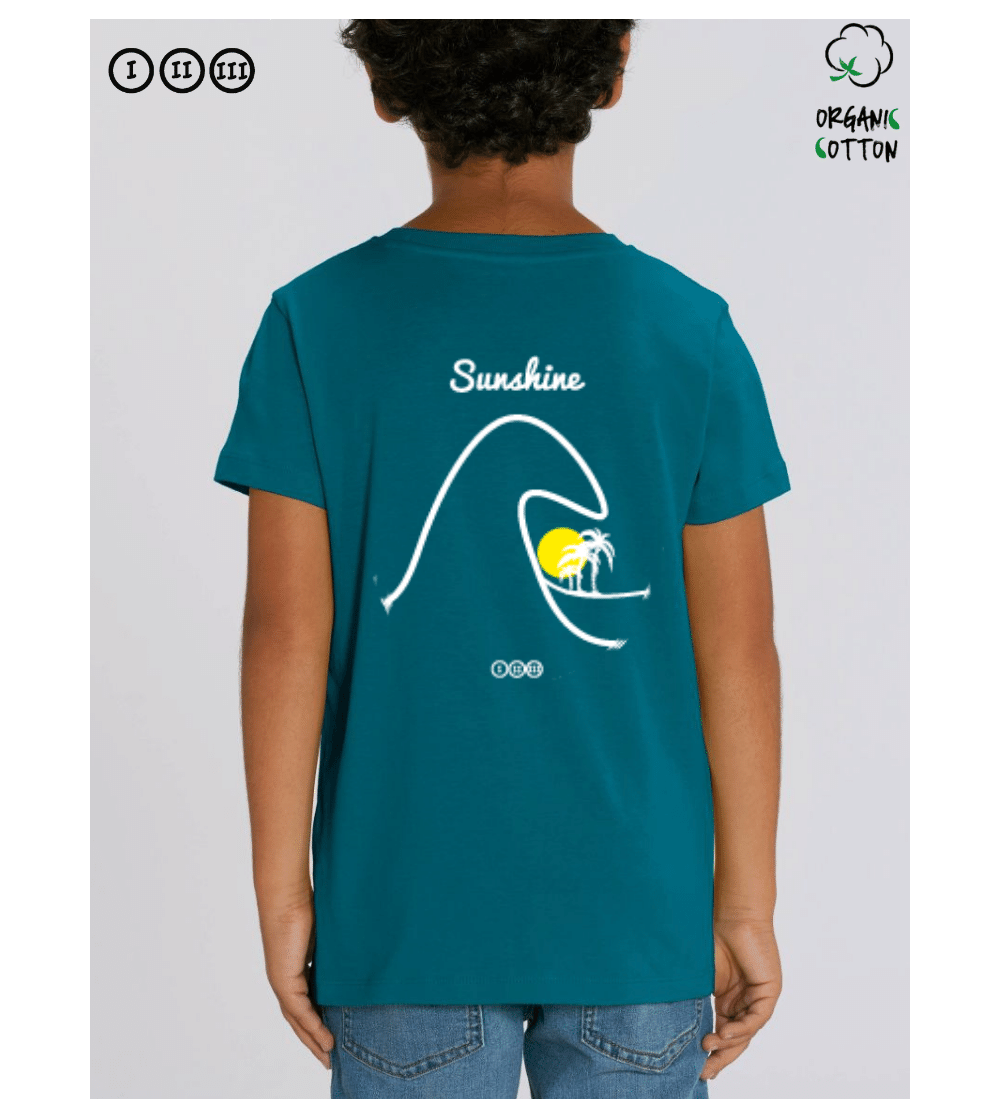 camiseta niños algodón orgánico SUNSHINE