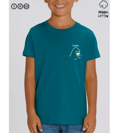 camiseta niños algodón orgánico SUNSHINE