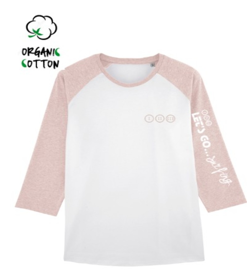 Camiseta algodón orgánico Unisex 123 LET´S GO SURFING