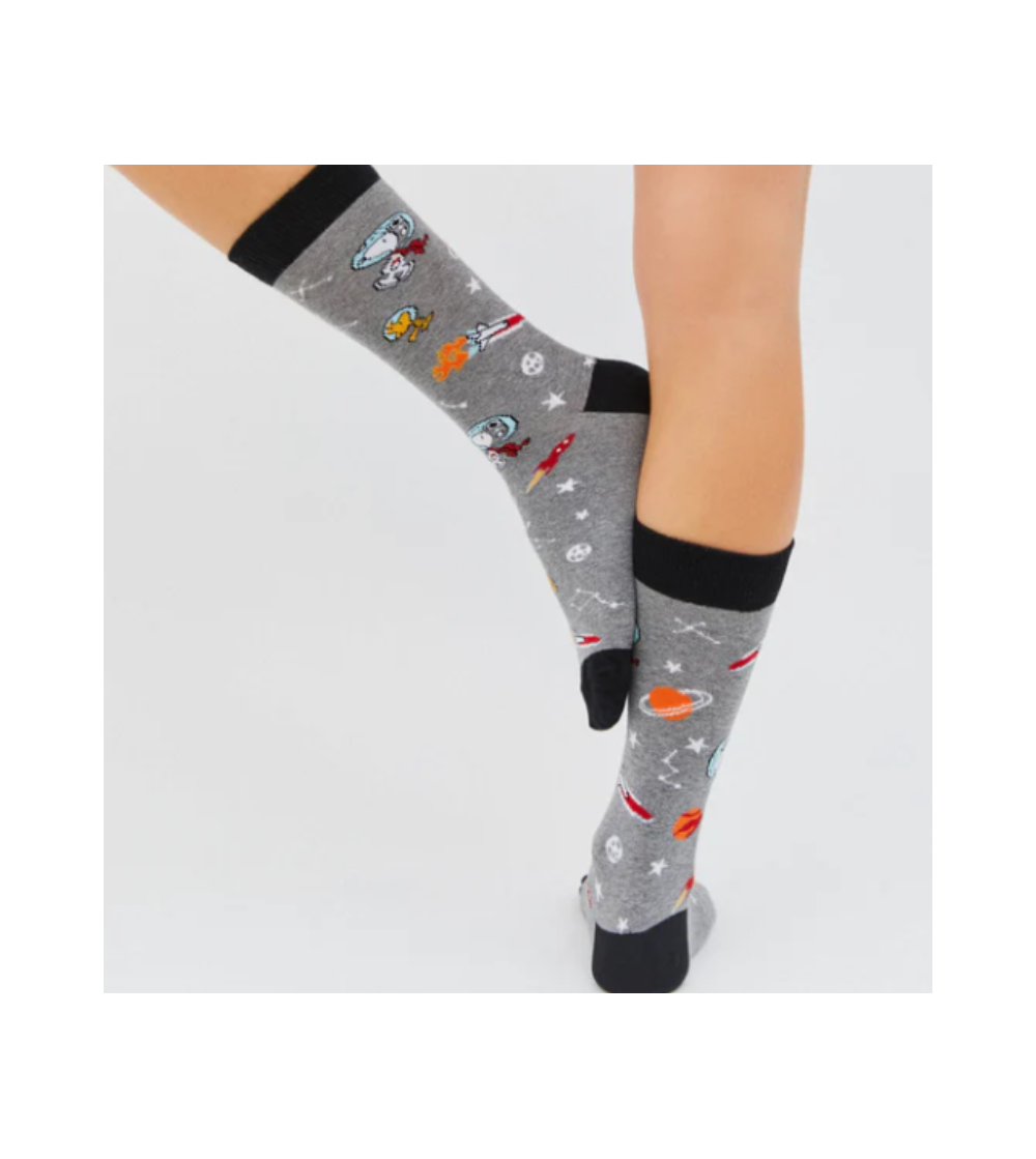 Calcetines SNOOPY COSMOS gris