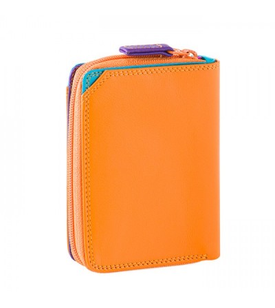 Cartera pequeña de piel con cremallera Copacabana