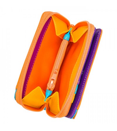 Cartera pequeña de piel con cremallera Copacabana