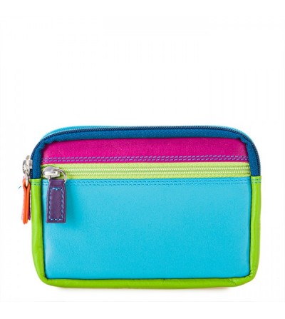 Monedero pequeño de piel doble cremallera LIGURIA