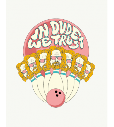 IN DUDE WE TRUST camiseta unisex X Jimmy Lion
