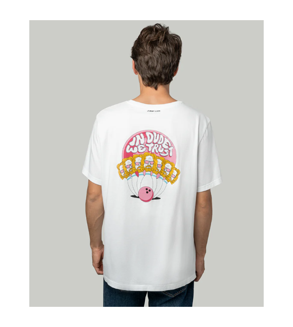 IN DUDE WE TRUST camiseta unisex X Jimmy Lion IN DUDE WE TRUST camiseta unisex X Jimmy Lion