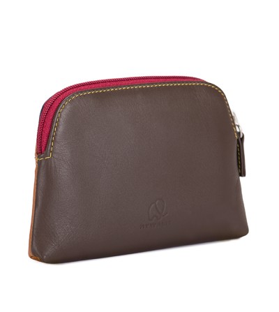 Monedero grande de piel BOSCO back
