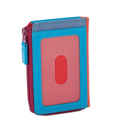 Monedero pequeño de piel con cremallera POMPEII 2