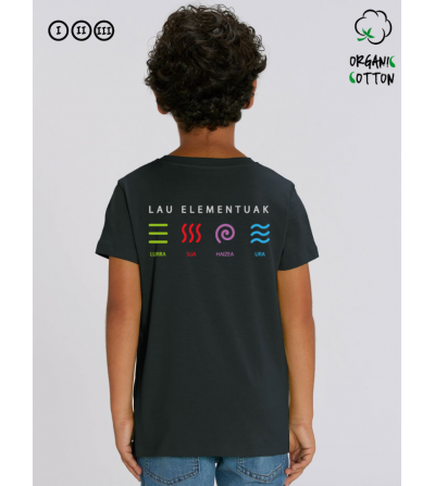 LAU ELEMENTUAK camiseta niños