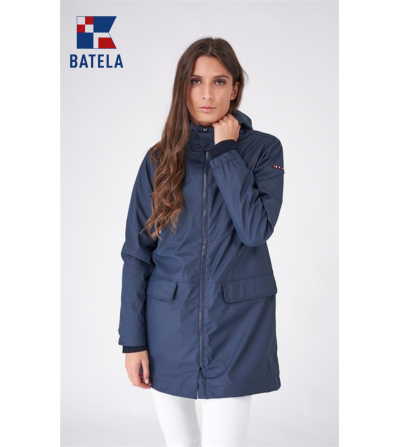 Chubasquero de mujer BATELA con forro interior de pelo largo-MA