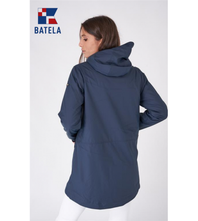 Chubasquero de mujer BATELA con forro interior de pelo largo-MA