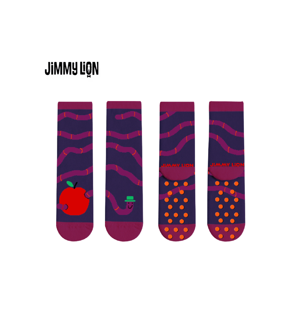 Calcetines antideslizantes niños APPLE&THE WORM X JIMMY LION Calcetines antideslizantes niños APPLE&THE WORM X JIMMY LION
