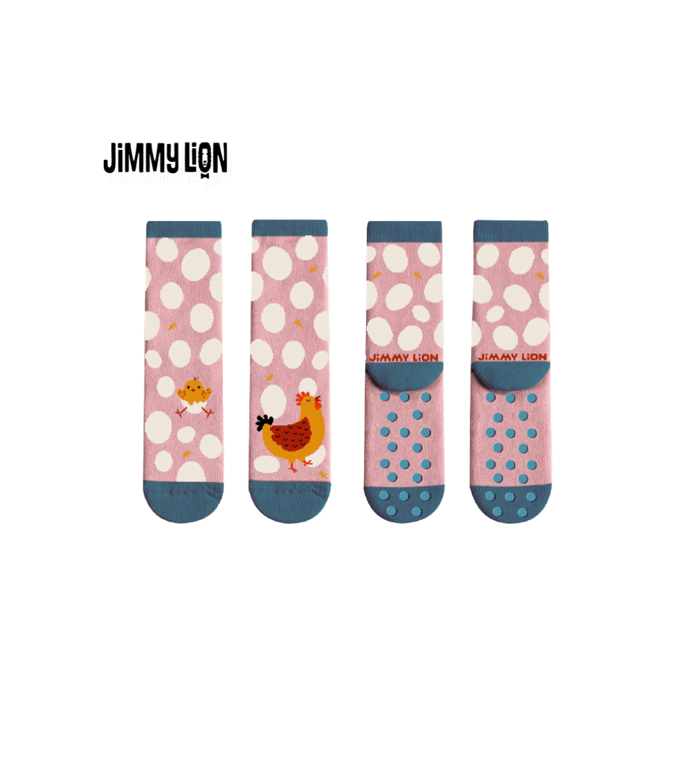 Calcetines antideslizantes niños MAMA HEN X JIMMY LION Calcetines antideslizantes niños MAMA HEN X JIMMY LION
