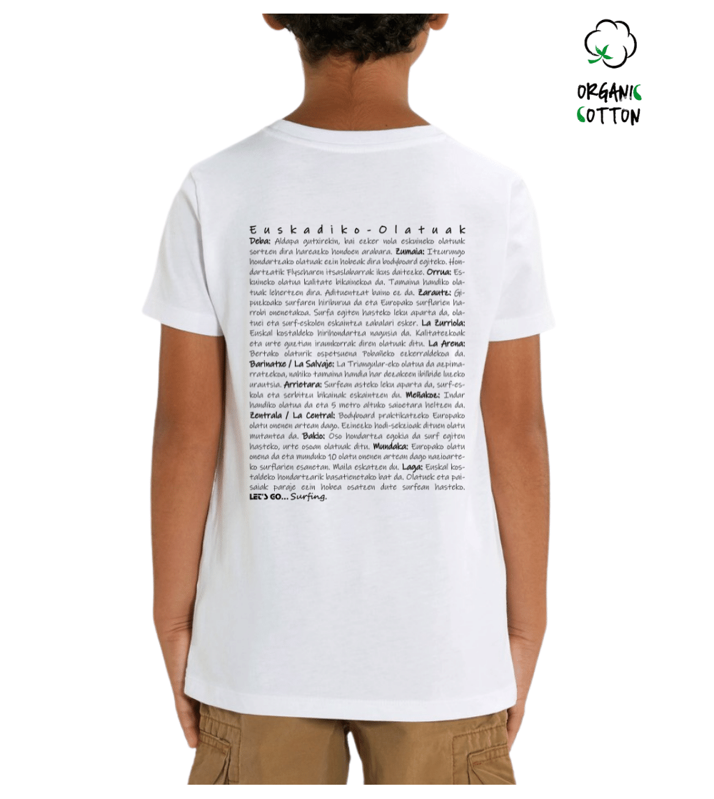 Camiseta algodón orgánico niños EUSKADIKO OLATUAK _STTK909_1860