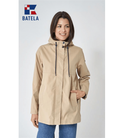 Chubasquero mujer BATELA de algodón y naylon-CST