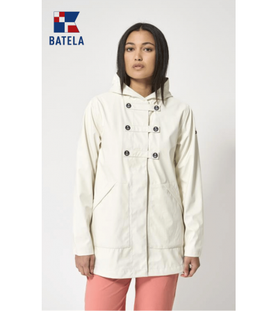 Chubasquero mujer BATELA botones ancla -BL